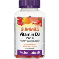 Vitamin D3 1000 IU Mixed Berry · Peach