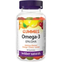 Omega-3 Gummies EPA/DHA 150 mg, Orange · Lemon