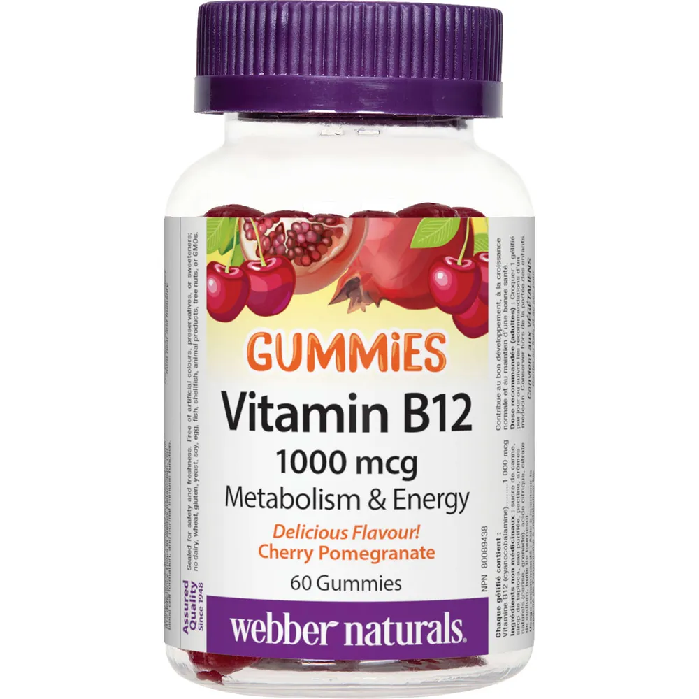 Vitamin B12 1000 mcg Cherry Pomegranate