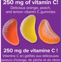 Vitamin C 250 mg Orange · Peach · Lemon