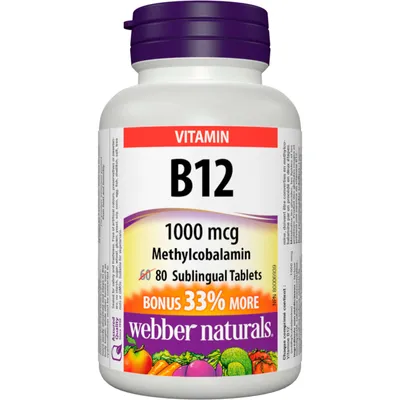 Vitamin B12 Methylcobalamin 1000 mcg