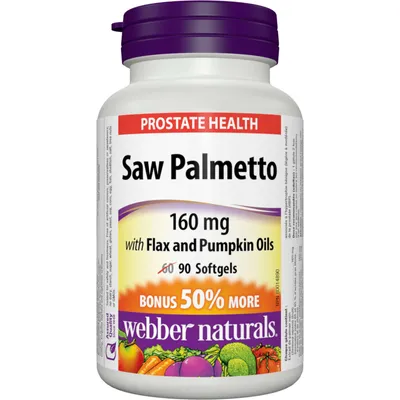 Saw Palmetto with Flax and Pumpkin Oils 1600 mg