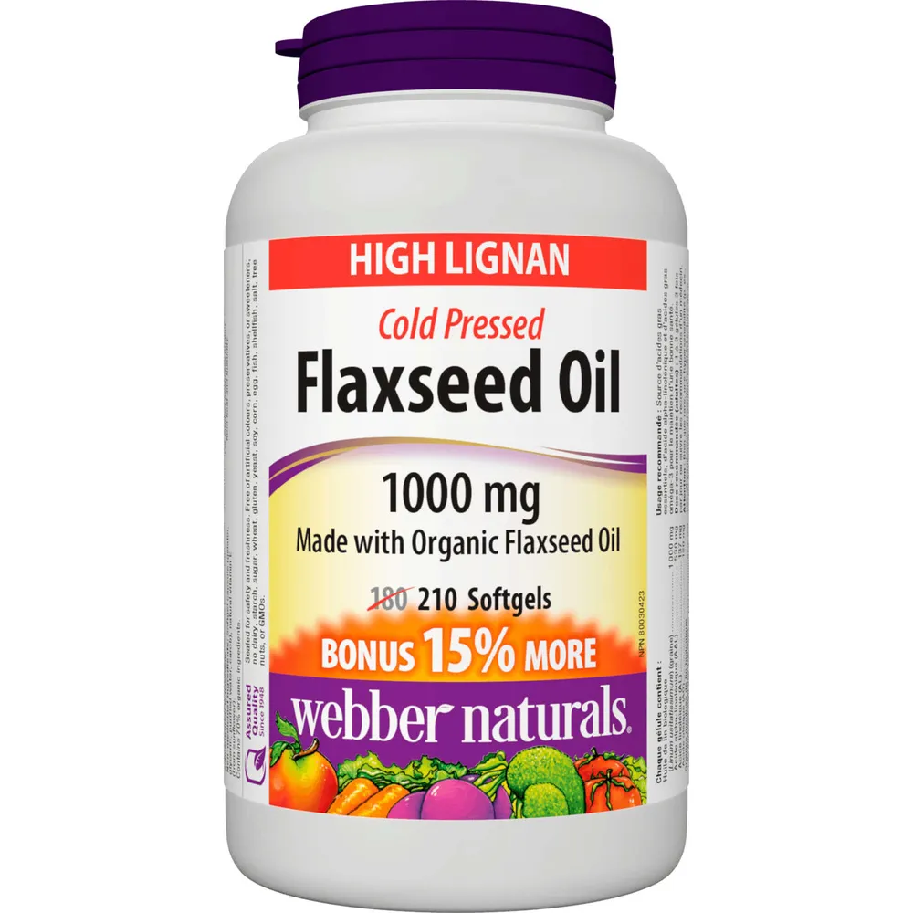 Flaxseed Oil Cold Pressed 1000 mg