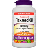 Flaxseed Oil Cold Pressed 1000 mg