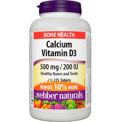 Calcium Vitamin D3 500 mg/200 IU