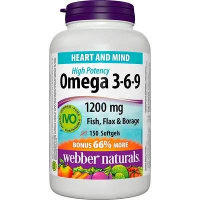 Omega 3-6-9 High Potency Fish