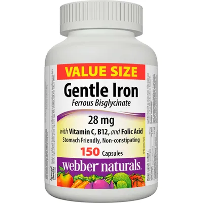 Gentle Iron with Vitamin C, B12, and Folic Acid