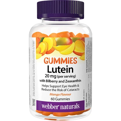 Lutein Gummies 20 mg with Bilberry and Zeaxanthin