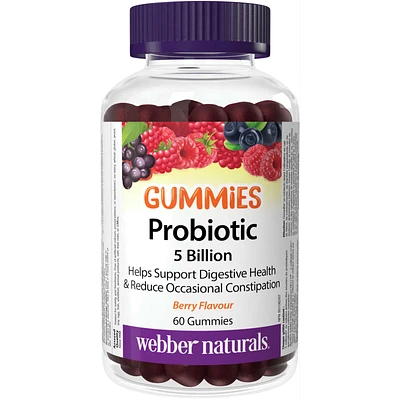 Probiotic 5 Billion Gummies  Berry