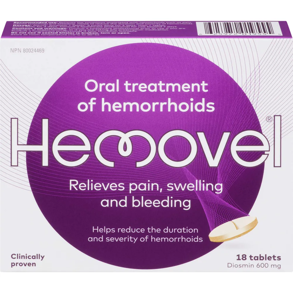 Hemovel Oral Treatment of Hemorrhoids