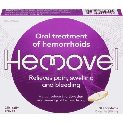 Hemovel Oral Treatment of Hemorrhoids