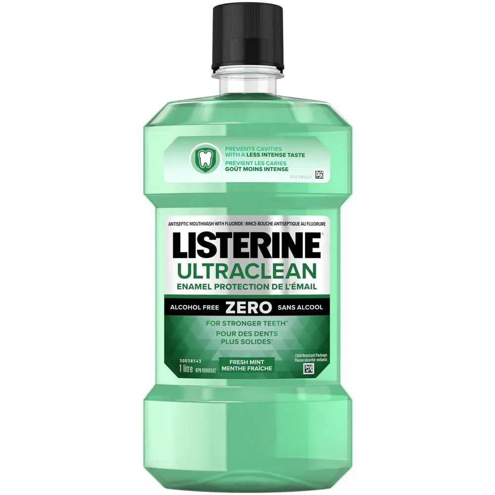 Listerine Ultraclean Enamel Protection, Antiseptic Mouthwash 1L