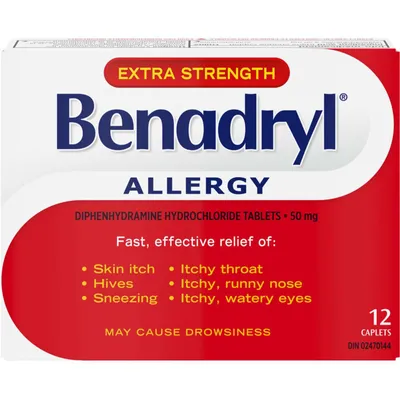 Extra Strength Allergy Medicine, 50mg