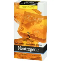 Neutrogena Facial Cleansing Bar Original and Dry Unscented, Pack of 3 x 300 G