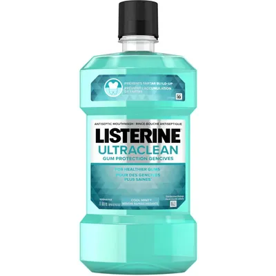 Listerine Ultraclean Tartar Protection, Antiseptic Mouthwash 1L