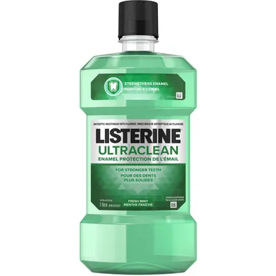 Listerine Ultraclean Enamel Protection, Antiseptic Mouthwash 1L