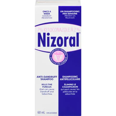 Nizoral Anti-Dandruff Shampoo 60mL
