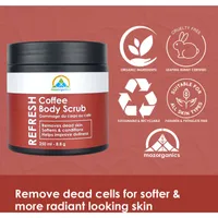 Coffee Body Scrub for Skin Care & Exfoliation Cleanses Dead Skin, Zits & Cellulite 