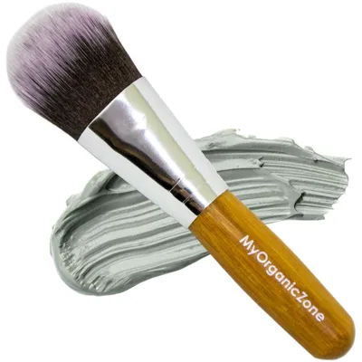 Face Mask Brush - Soft Bamboo Facial Mud Mask Applicator Brush