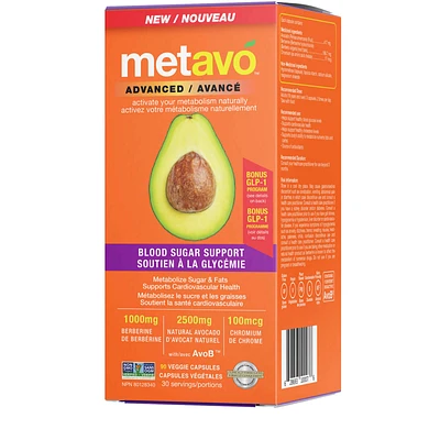 Metavo Advanced Blood Sugar Support Capsules