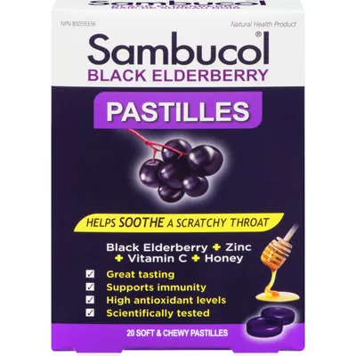 Black Elderberry Pastilles