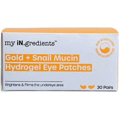 Gold +Snail Mucin Hydrogel Eye Patches