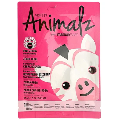 Pretty Animalz Pink Zebra Sheet Mask