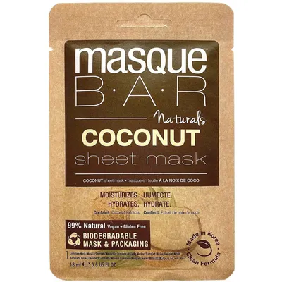 Naturals Coconut Sheet Mask - single serve