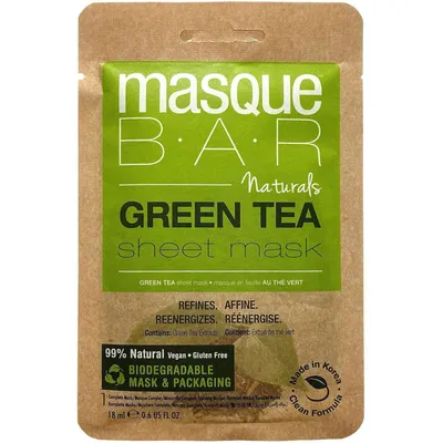 Naturals Green Tea Sheet Mask - single serve
