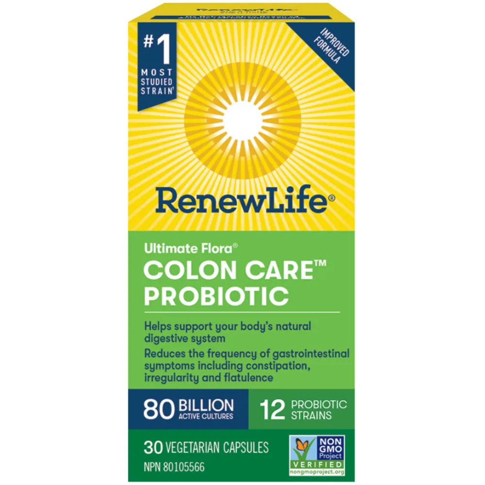 Ultimate Flora Colon Care Probiotic, 80 Billion Active Cultures