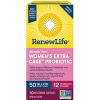 Ultimate Flora Women's Extra Care Probiotic, 50 Billion Active Cultures