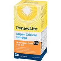 Renew Life® Super Critical Omega Norwegian Gold, Fish Oil and Omega 3's, 30 Softgels