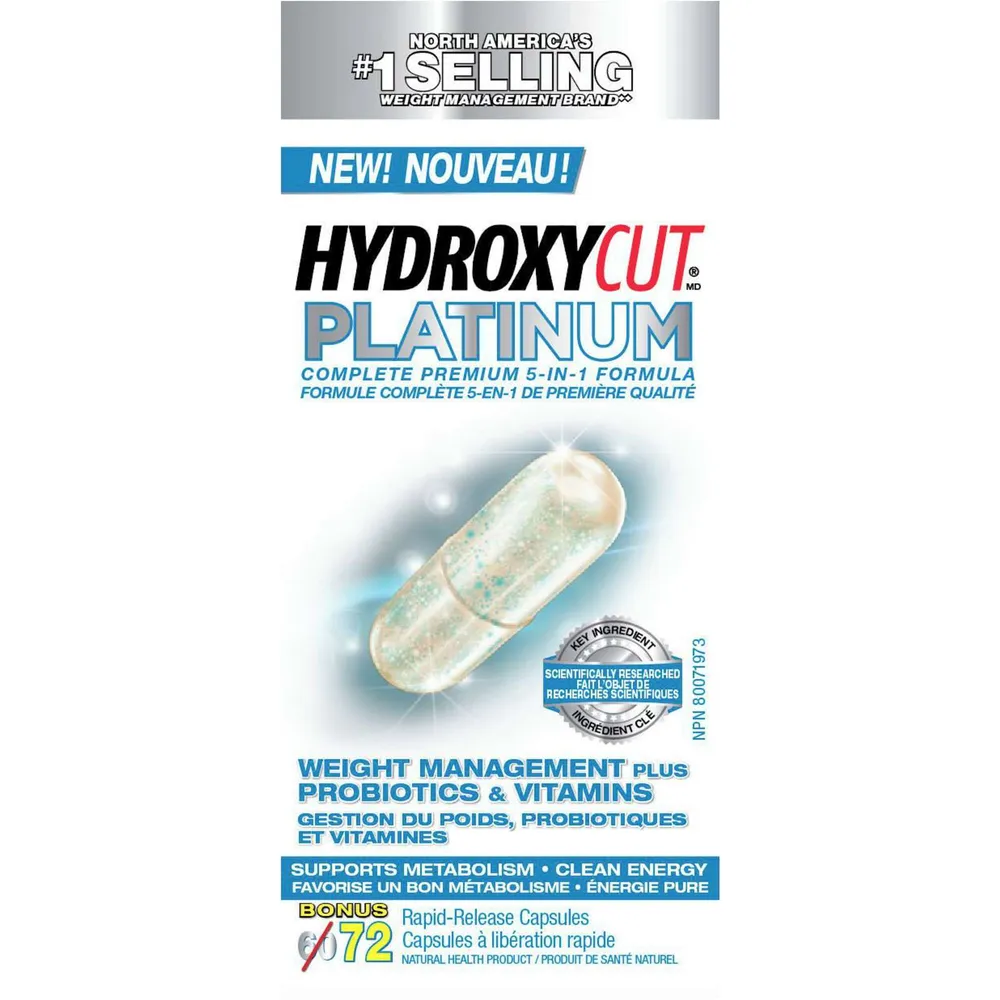 Hydroxycut Platinum Weight Management plus Probiotics & Vitamins