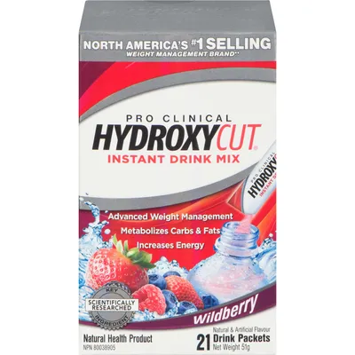 Hydroxycut Wildberry Instant Drink Mi