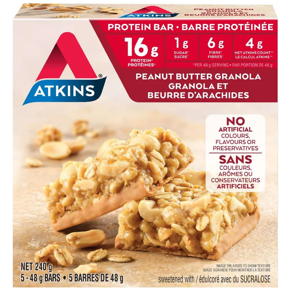 Barres protéinées beurre d'arachide sans gluten de Pure Protein 6