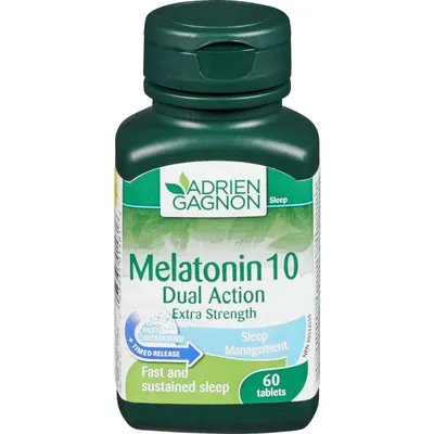 Melatonin 10 mg Dual Action Extra-Strength
