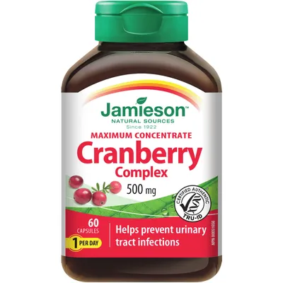 Maximum Concentrate Cranberry Complex Capsules, 500 mg
