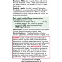 Echinacea  High Potency Organic Capsules, 1,200 mg