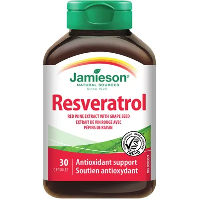 Resveratrol Red Wine Extract with Grape Seed Capsules