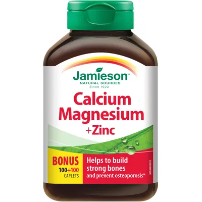 Calcium Magnesium + Zinc Caplets