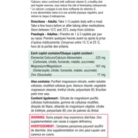 Calcium Magnesium + Zinc Caplets