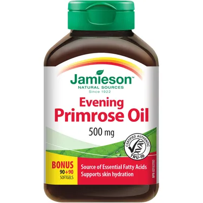 Evening Primrose Oil Softgels, 500 mg