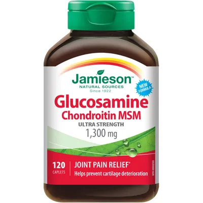 Glucosamine Chondroitin MSM Caplets, 1,300 mg