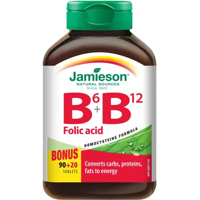 Vitamin B6 + B12 and Folic Acid