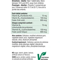 Vitamin B6 + B12 and Folic Acid