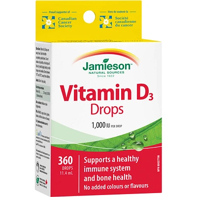 Vitamin D 1,000 IU Higher Potency Droplets