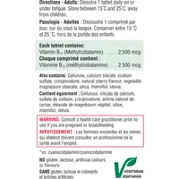 Vitamin B12 2,500 mcg (Methylcobalamin)