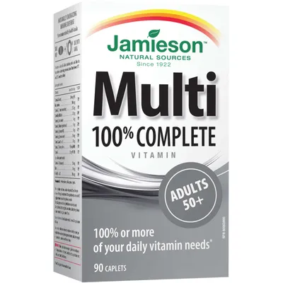 Adults 50+ 100% Complete Multivitamin Caplets