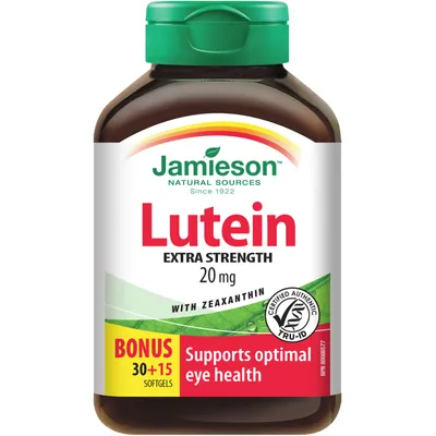 Lutein Extra Strength 20 mg with Zeaxanthin