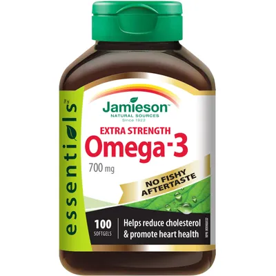 Extra Strength Omega-3 No Fishy Aftertaste 700mg